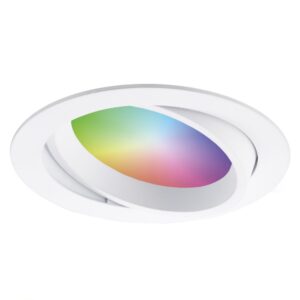 Homeylux Smart WiFi LED inbouwspot Luna RGBWW kantelbaar wit IP44 1050lm Bestellen via ledinbouwverlichting