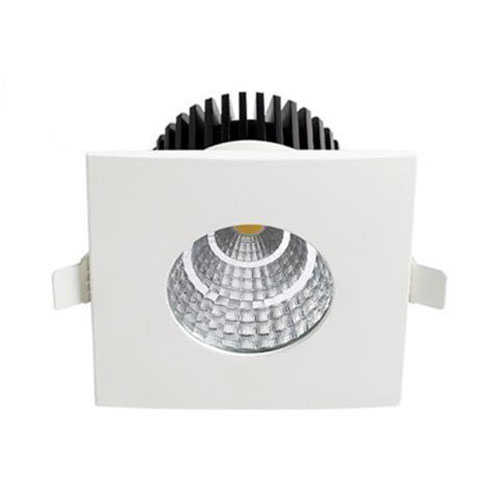 LED Spot – Inbouwspot – Vierkant 6W – Waterdicht IP65 – Natuurlijk Wit 4200K – Mat Wit Aluminium – 90mm Bestellen via ledinbouwverlichting