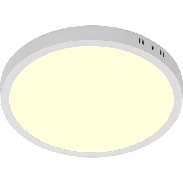 LED Paneel – Ø30 Warm Wit 3000K – 28W Opbouw Rond – Mat Wit – Flikkervrij Bestellen via ledinbouwverlichting