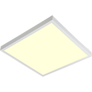 LED Paneel – Aigi Clena – 60×60 Warm Wit 3000K – 40W Opbouw Vierkant – Mat Wit – Flikkervrij Bestellen via ledinbouwverlichting