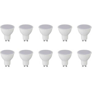 LED Spot 10 Pack – Aigi – GU10 Fitting – 6W – Helder/Koud Wit 6400K Bestellen via ledinbouwverlichting