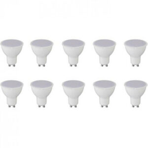 LED Spot 10 Pack – Aigi – GU10 Fitting – 8W – Helder/Koud Wit 6400K Bestellen via ledinbouwverlichting