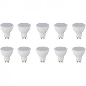 LED Spot 10 Pack – Aigi – GU10 Fitting – 8W – Warm Wit 3000K Bestellen via ledinbouwverlichting