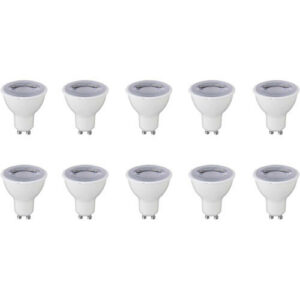 LED Spot 10 Pack – GU10 Fitting – Dimbaar – 6W – Helder/Koud Wit 6400K Bestellen via ledinbouwverlichting