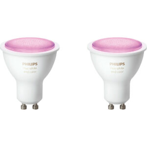 PHILIPS HUE – LED Spot GU10 – White and Color Ambiance – Bluetooth – Duo Pack Bestellen via ledinbouwverlichting