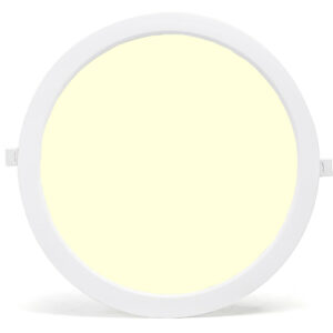 LED Paneel – Downlight – Aigi – Warm Wit 3000K – 24W – Ø30 – Inbouw – Rond – Wit – Flikkervrij Bestellen via ledinbouwverlichting