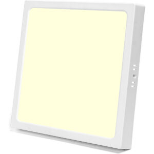 LED Paneel – Downlight – Aigi – Warm Wit 3000K – 24W – 30×30 – Opbouw – Vierkant – Wit – Flikkervrij Bestellen via ledinbouwverlichting
