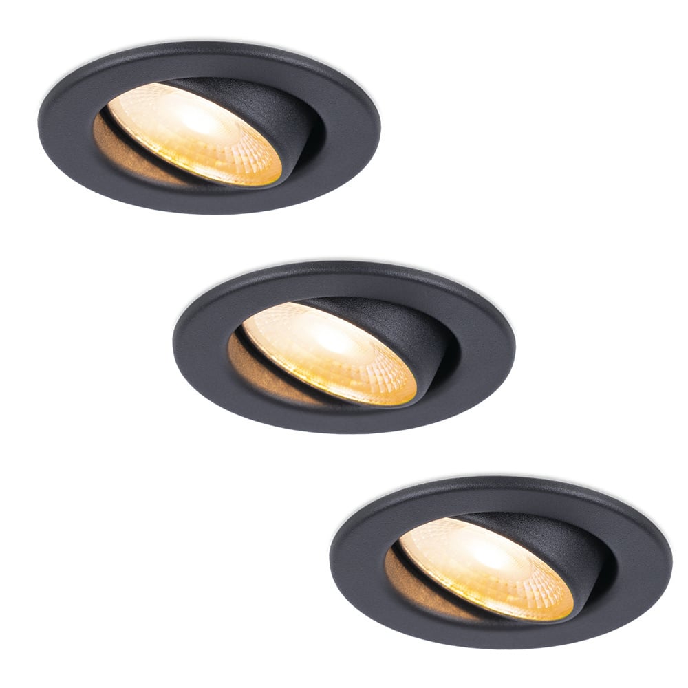 HOFTRONIC™ 3x Malta – LED inbouwspots badkamer – zwart – IP44 – 5W – 1800-2700K dim to warm – dimbaar – 5 jaar garantie Bestellen via ledinbouwverlichting