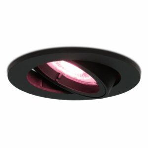 Hofronic Smart WiFi LED inbouwspot Oslo dimbaar RGBWW kantelbaar zwart IP20 Bestellen via ledinbouwverlichting