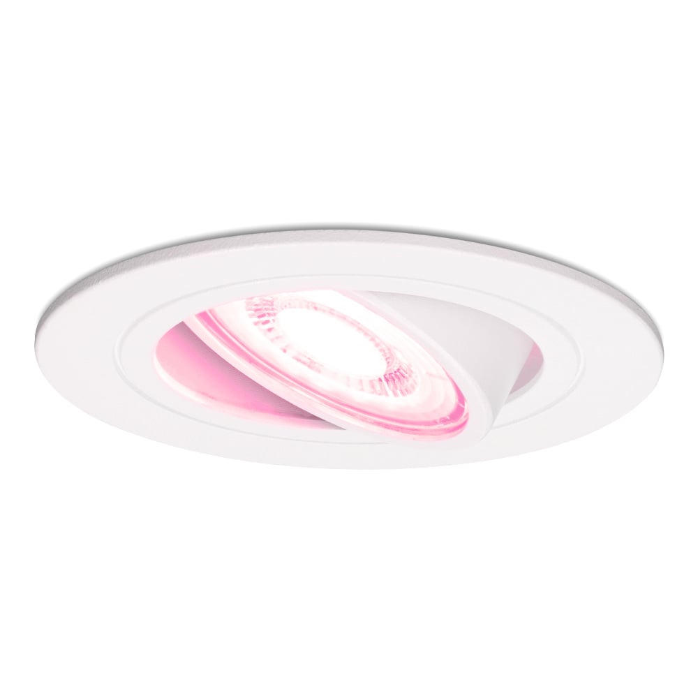 Hofronic Pittsburg – Smart inbouwspots – WiFi + Bluetooth – Bestuurbaar via App – RGBWW Dimbaar – Wit – kantelbaar – IP20 – Google home , Alexa en Siri – Smart spotjes Bestellen via ledinbouwverlichting