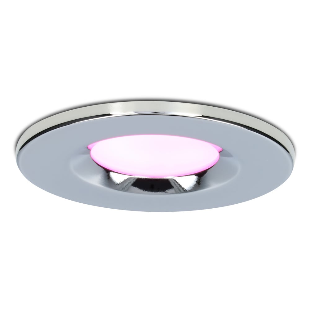 Homeylux Smart WiFi LED inbouwspot Venezia RGBWW 6 Watt IP65 Chrome Bestellen via ledinbouwverlichting