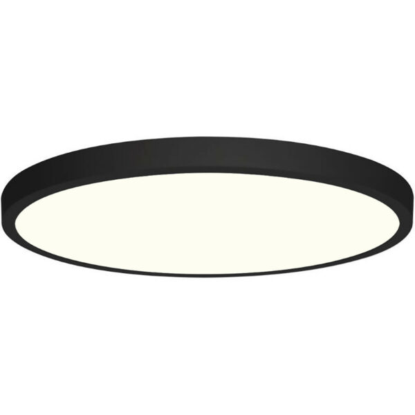 LED Paneel – Ø30 – 28W – Natuurlijk Wit 4200K – Mat Zwart – Opbouw – Rond – Aluminium Bestellen via ledinbouwverlichting