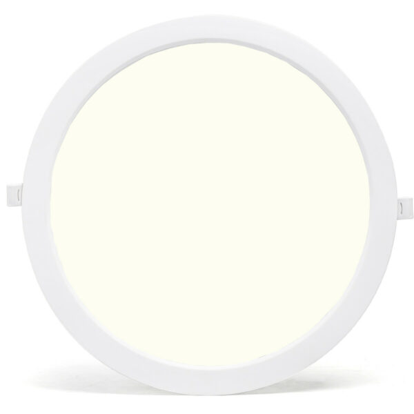 LED Paneel – Downlight – Aigi – Natuurlijk Wit 4000K – 24W – Ø30 – Inbouw – Rond – Wit – Flikkervrij Bestellen via ledinbouwverlichting