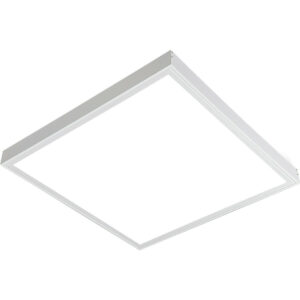 LED Paneel met Stekker – Aigi Leny – 60×60 – Helder/Koud Wit 6000K – 32W – 3840lm – 120lm/W – High Lumen – Opbouw – Vierkant – Mat Wit – Flikkervrij Bestellen via ledinbouwverlichting