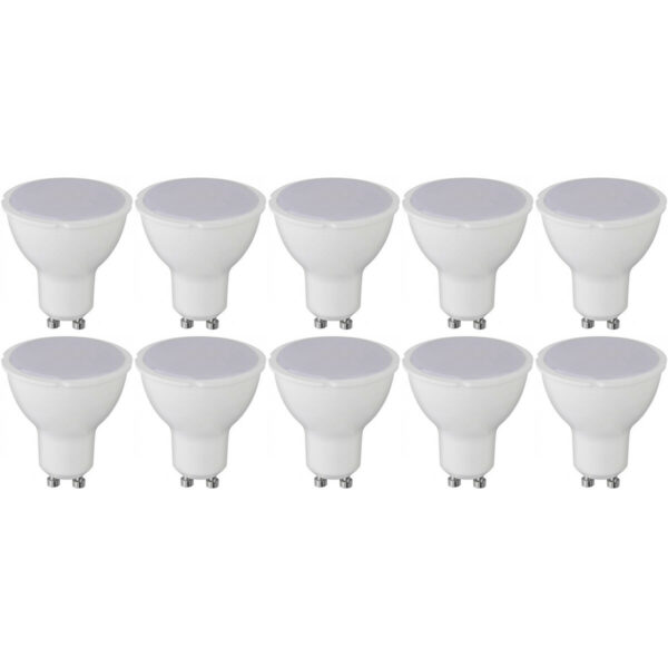 LED Spot 10 Pack – GU10 Fitting – 4W – Helder/Koud Wit 6400K Bestellen via ledinbouwverlichting