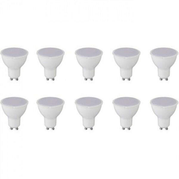 LED Spot 10 Pack – Aigi – GU10 Fitting – 8W – Helder/Koud Wit 6400K Bestellen via ledinbouwverlichting