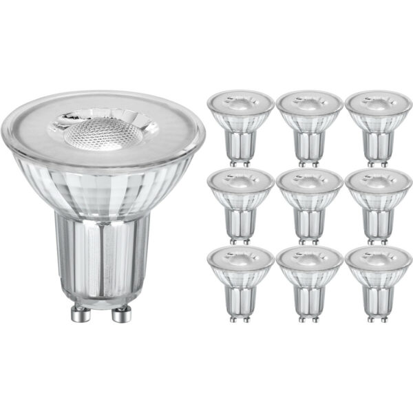 LED Spot – GU10 PAR16 – 10 Pack – Velvalux – 6W 435lm 38D – 827 Zeer Warm Wit 2700K | Vervangt 62W Bestellen via ledinbouwverlichting