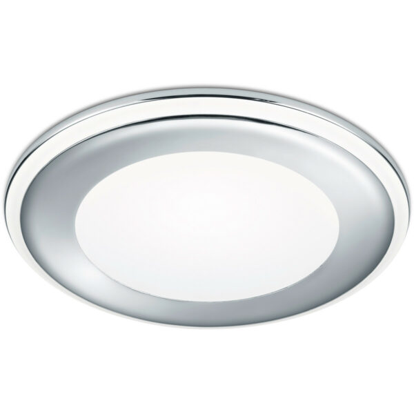 LED Spot – Inbouwspot – Trion Auran – 10W – Warm Wit 3000K – Rond – Mat Chroom – Kunststof Bestellen via ledinbouwverlichting