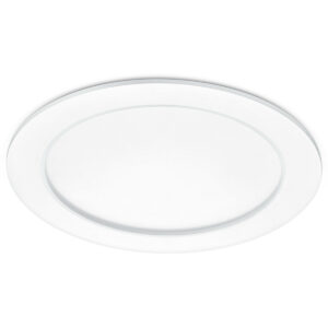 LED Spot – Inbouwspot – Trion Pandus – 18W – Warm Wit 3000K – Dimbaar – Spatwaterdicht IP44 – Rond – Mat Wit – Aluminium – Ø220mm Bestellen via ledinbouwverlichting