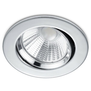 LED Spot – Inbouwspot – Trion Paniro – Rond 5W – Dimbaar – Warm Wit 3000K – Mat Chroom – Aluminium – Ø80mm Bestellen via ledinbouwverlichting