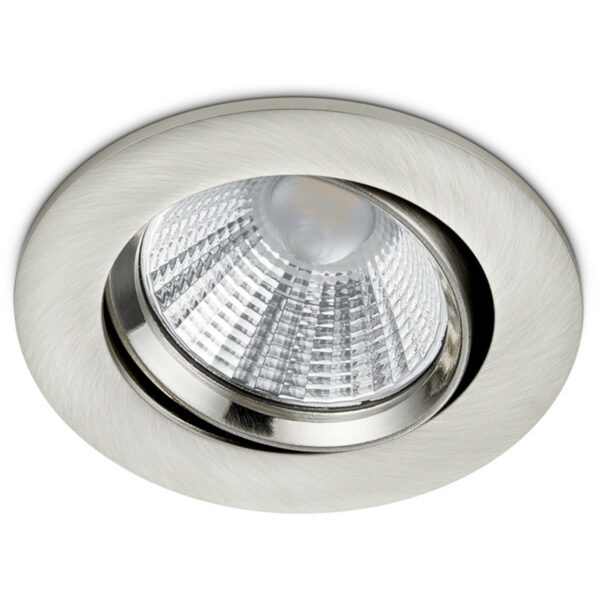 LED Spot – Inbouwspot – Trion Paniro – Rond 5W – Dimbaar – Warm Wit 3000K – Mat Nikkel – Aluminium – Ø80mm Bestellen via ledinbouwverlichting