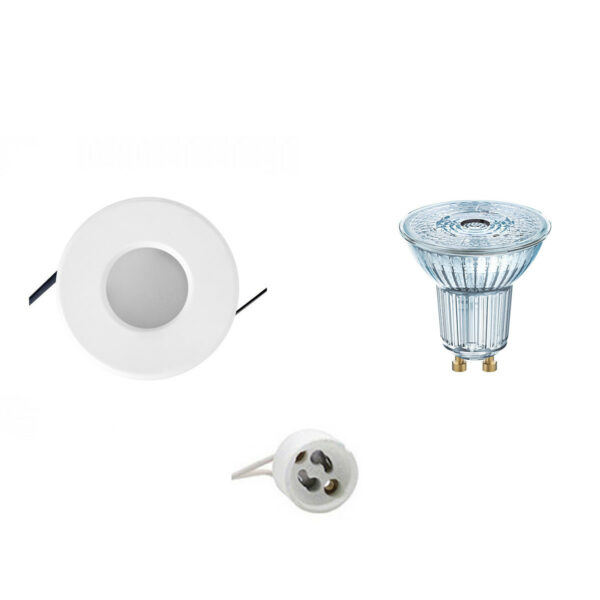 LED Spot Set – LEDVANCE Parathom PAR16 940 36D – Aigi – GU10 Fitting – Waterdicht IP65 – Dimbaar – Inbouw Rond – Mat Wit – 3.7W – Natuurlijk Wit 4000K – Ø82mm Bestellen via ledinbouwverlichting