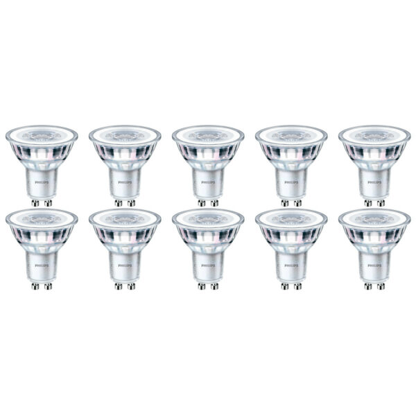 PHILIPS – LED Spot 10 Pack – CorePro 827 36D – GU10 Fitting – Dimbaar – 4W – Warm Wit 2700K | Vervangt 35W Bestellen via ledinbouwverlichting