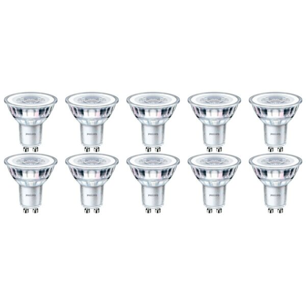 PHILIPS – LED Spot 10 Pack – CorePro 840 36D – GU10 Fitting – 4.6W – Natuurlijk Wit 4000K | Vervangt 50W Bestellen via ledinbouwverlichting